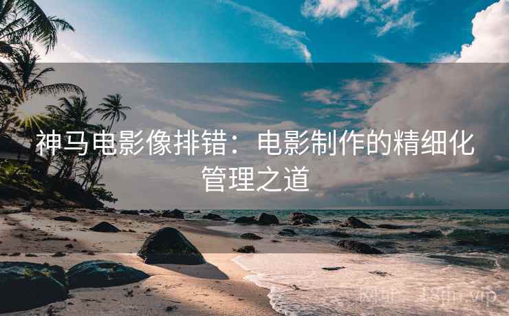 神马电影像排错：电影制作的精细化管理之道