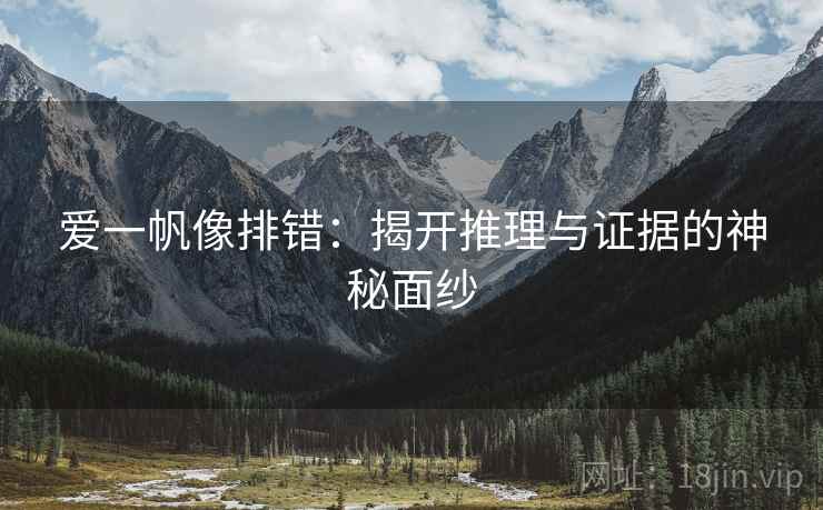 爱一帆像排错：揭开推理与证据的神秘面纱
